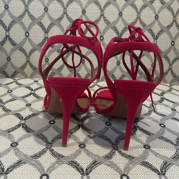 Aquazzura hot pink suede high heels - Picture 4 of 8